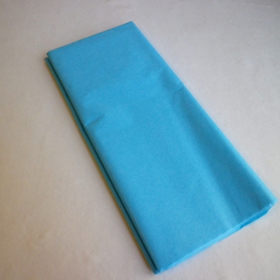 Бумага Тишью 50 х 65 см ( в упаковке 10 листов) голубая