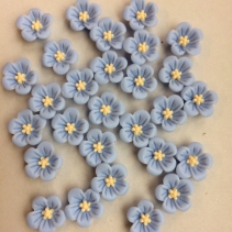 Нежные цветочки 14 мм 10 гр ( примерно 30 шт ) голубые