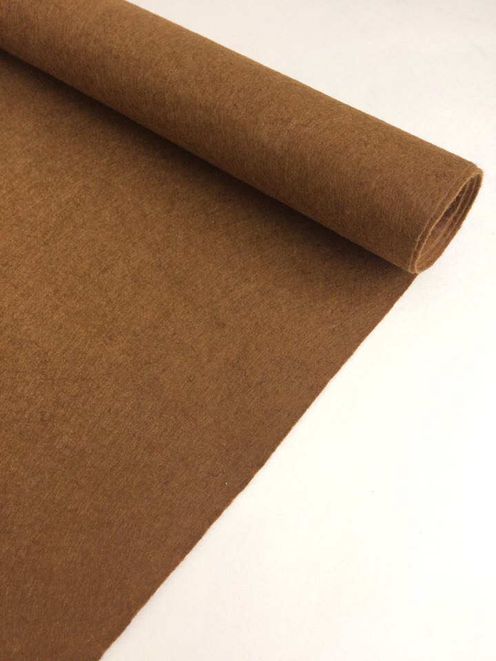 Фетр мягкий рулонный  1 мм ширина 85 см цена указана за метр ( 85 х 100 см ) коричневый