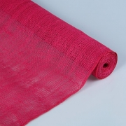 Ткань джутовая ( мешковина )   50 см 5 метров  ярко розовый