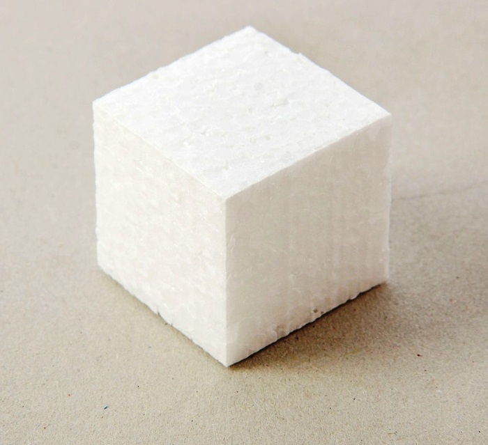 кубик из пенопласта 6 см 4 шт