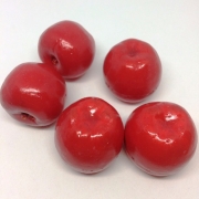 Яблочки красные 3 см упаковка 10 штук