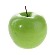 Искусственное зелёное яблоко  8 см