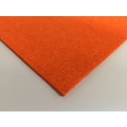 Мягкий фетр, 20 х 30 см, 2 мм 10 листов оранжевый