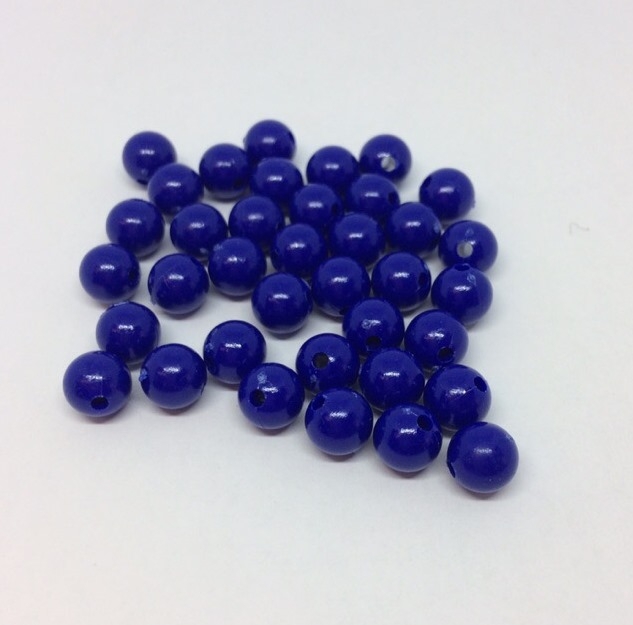 Бусины 8 мм 20 гр   фиолетовый