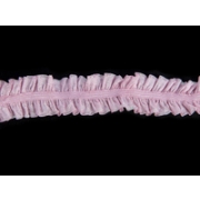 Резинка-кружево 20мм  10 ярд розовая