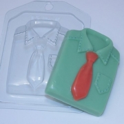 Рубашка пластиковая форма для мыла