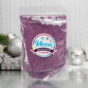 Иней искусственный клеевой для декора  «Флок эффект» 120 г, фиолетовый