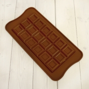 Форма силиконовая для шоколада «Плитка дольки» 8*16,5 см