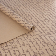 Бумага крафт «Письмо по диагонали»70см 400гр