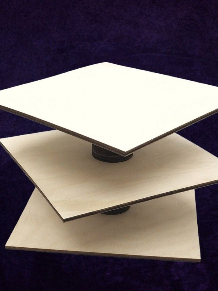 Подставка для торта «Кубик Рубика» 17,5 х 17,5 см