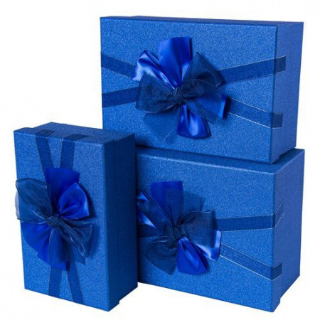Коробка Прямоугольник 23 х 15 х 8,5 см 1 шт синий