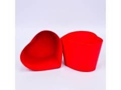 Коробка  «Открытое сердце», красный  14 x13 Н 10 см,
