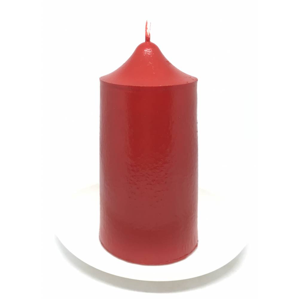 Свеча  цилиндр 5 Н 8 см 140 гр красная