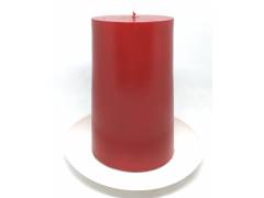 Свеча - цилиндр,  6 х 9 см 230 гр красная