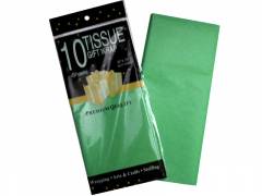 Бумага Тишью 50 х 65 см ( в упаковке 10 листов) зеленая
