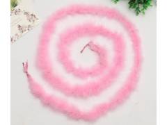 Боа-пух для плюшевого букета, длина ~2м, нежно розовый