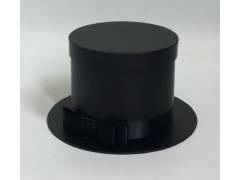 Коробка «Шляпный цилиндр», 22(15,5)х13 см, 1 шт., черный