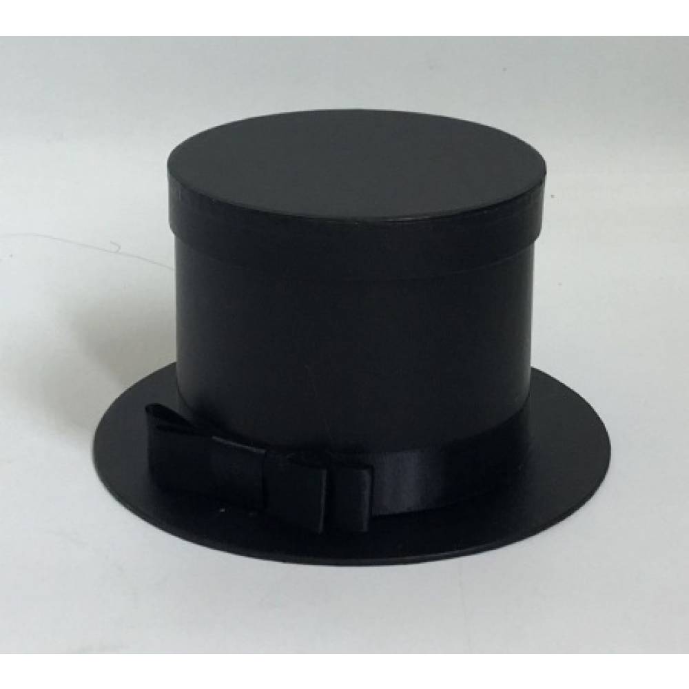 Коробка «Шляпный цилиндр», 22(15,5)х13 см, 1 шт., черный