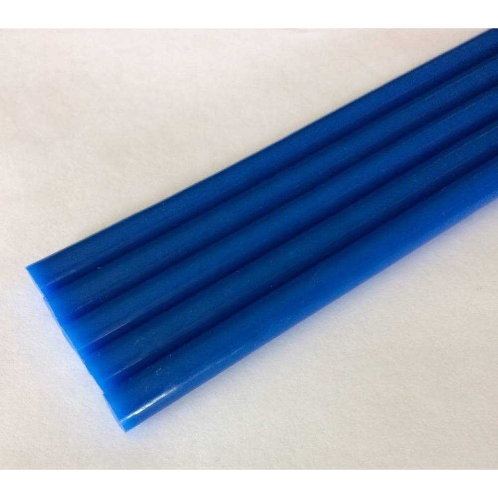 Термоклей цветной 7 мм 20 см синий