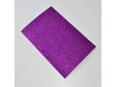 Глиттерный фоамиран 2 мм  40 х 60 см ,фиолетовый
