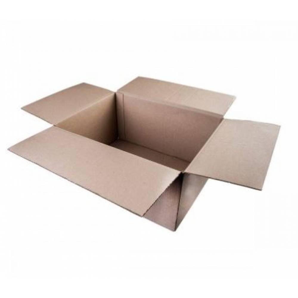 Коробка из гофрокартона 30,5х20,5х21 см, крафт