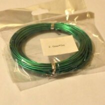 Алюминиевая проволока Ø 1 mm x 10 m зеленый