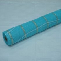 Сетка с шир. зол. пол. Корея 50 см 9 м голубая
