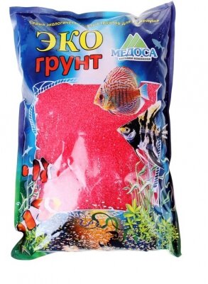 Песок красный для декора 3,5 кг