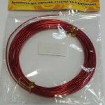 Алюминиевая проволока Ø 2 mm x 10 m красный