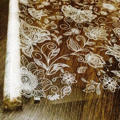 Пленка Коллекция Lace 70 см Белый 240 гр 8-9 метров