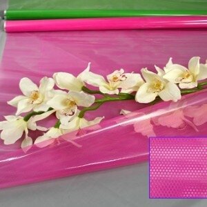 Пленка для цветов Соты 70 см 240 гр 8-9 м салатовый
